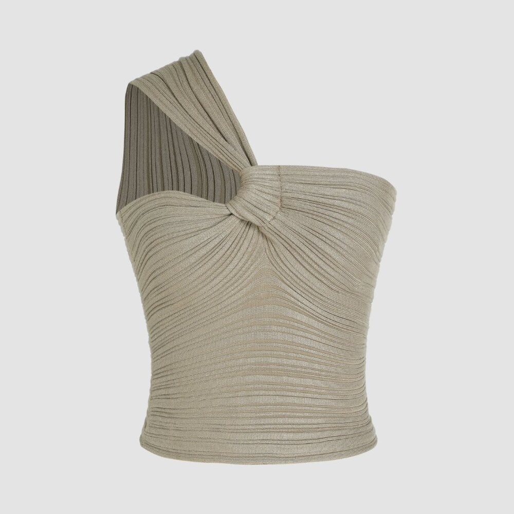 One Shoulder Crop Top